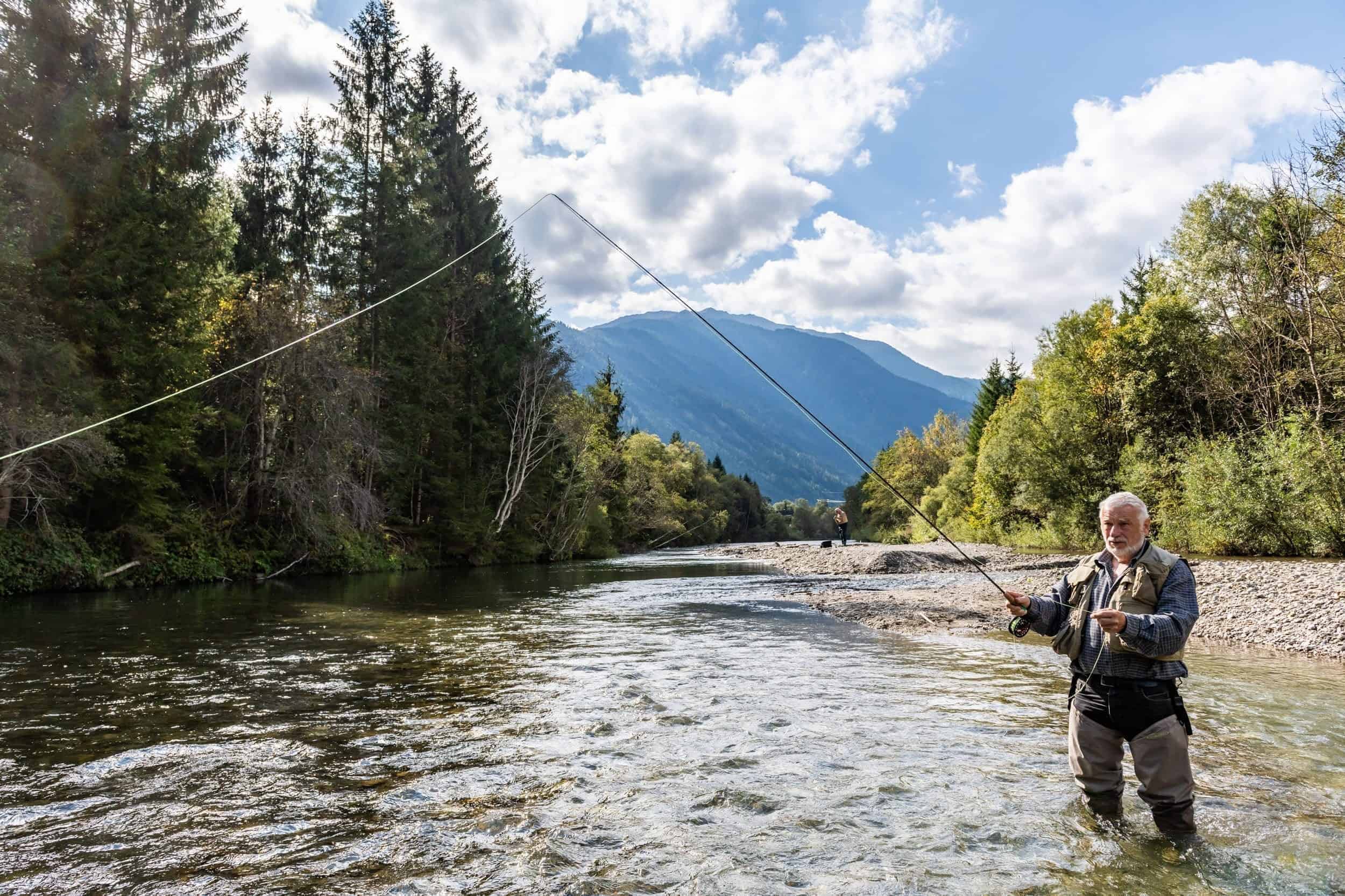 Fishing in the Hohe Tauern National Park in Carinthia