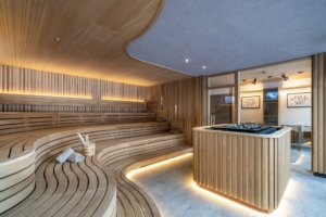 La sauna del Familien-Sporthotel Brennseehof vi invita a rilassarvi