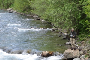 Angler in the Hohe Tauern National Park
