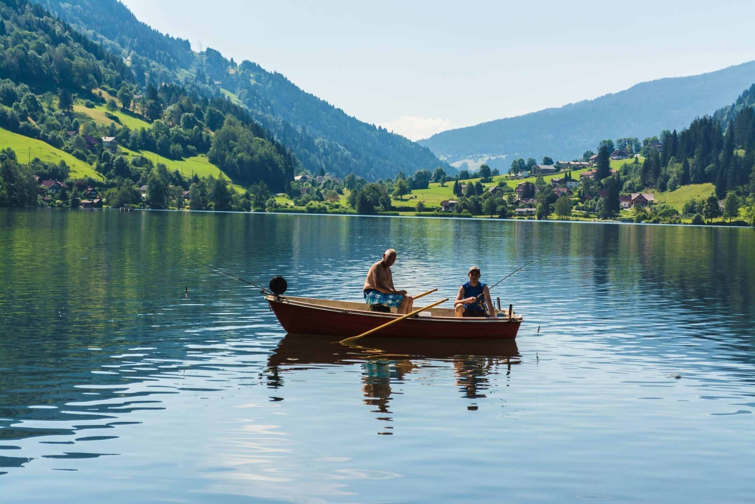 The Hotel Brennseehof has boats for fishing trips!