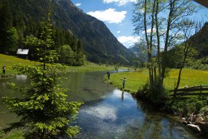 Fliegenfischerstecke Untertalbach beim Gasthof Tetter