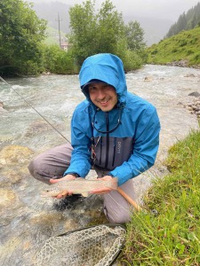 Fly fishing in the Tuxbach